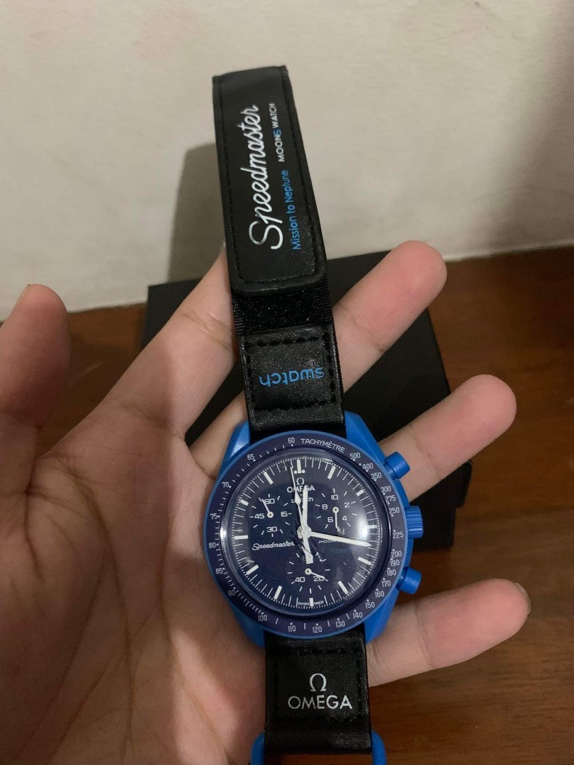 Omega × Swatch Mission to Neptune - 腕時計(アナログ)