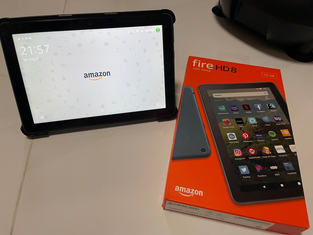 Tablet Amazon Fire HD 8 with Alexa 32GB 10th generation, Mobile Phones