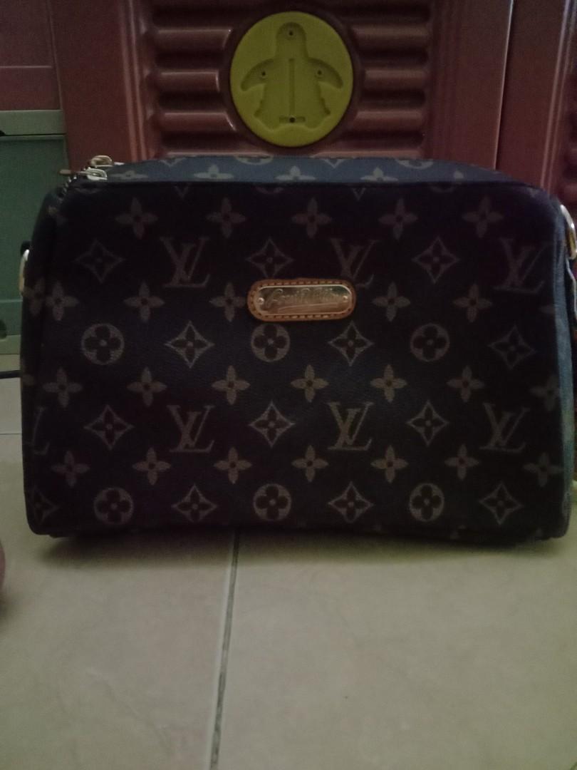 Jual Tas selempang pria LV free box import premium tas slempang pria branded