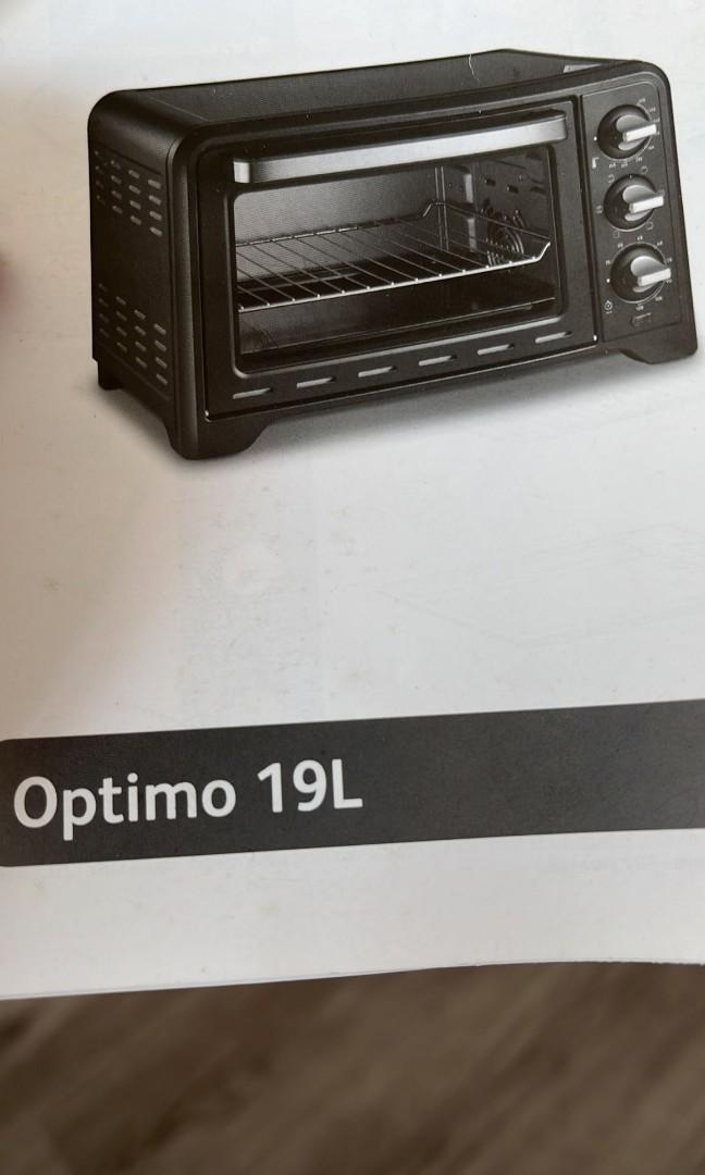 Tefal Optimo 19 L electronic oven, bought at Harvey Norman, TV & Home
