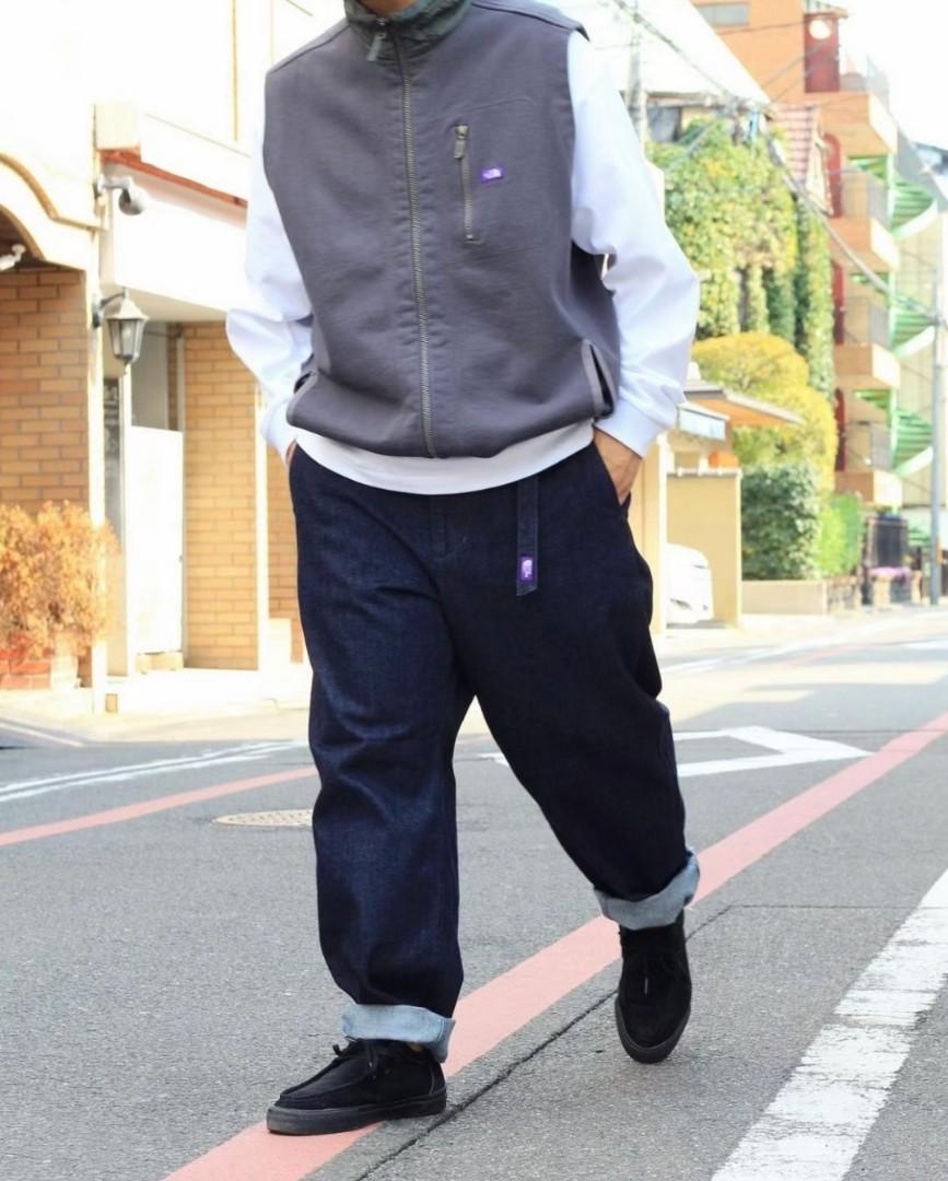 The North Face Purple label Demin Wide Tapered Pants
