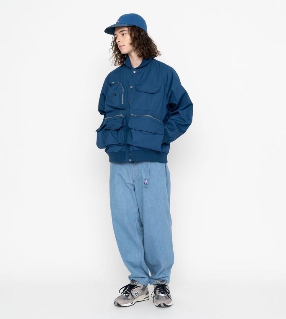 The North Face Purple label Demin Wide Tapered Pants [NT5205N], 男