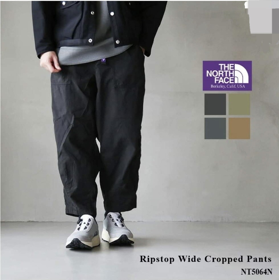THE NORTH FACE PURPLE LABEL Ripstop Wide Cropped Pants [NT5064N 