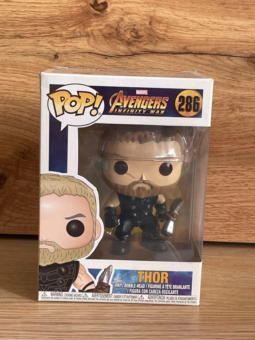 Thor 286 Funko Pop - Avengers: Infinity War (Category: Figurines & Statues) located in Pasig City. Submitted by prelovedbymeph (Listing ID 1181119507, Image 1). Description: See pictures for box condition. Free protector. Gcash or Maya SDD or LBC only, no meet ups RFS: Decluttering.