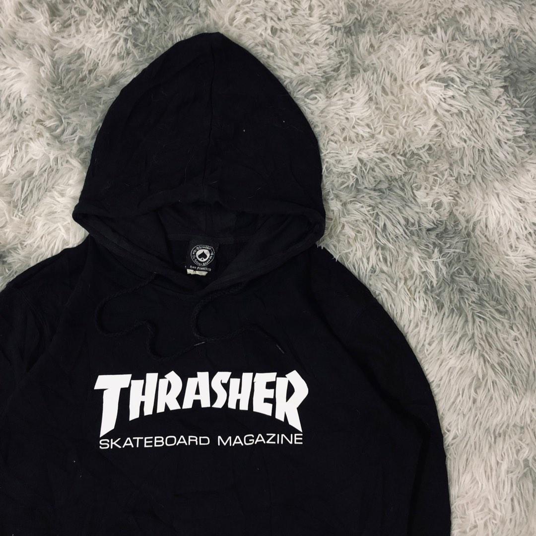 Thrasher hoodie skateboard magazine top