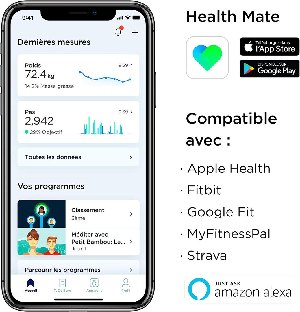 TS.Withings Body+ Digital WiFi Smart Scale with Automatic Smartphone