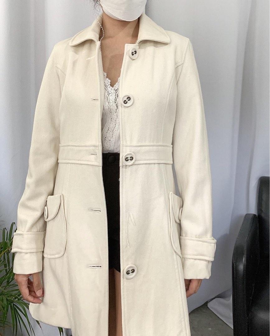 Tulle pea coat top