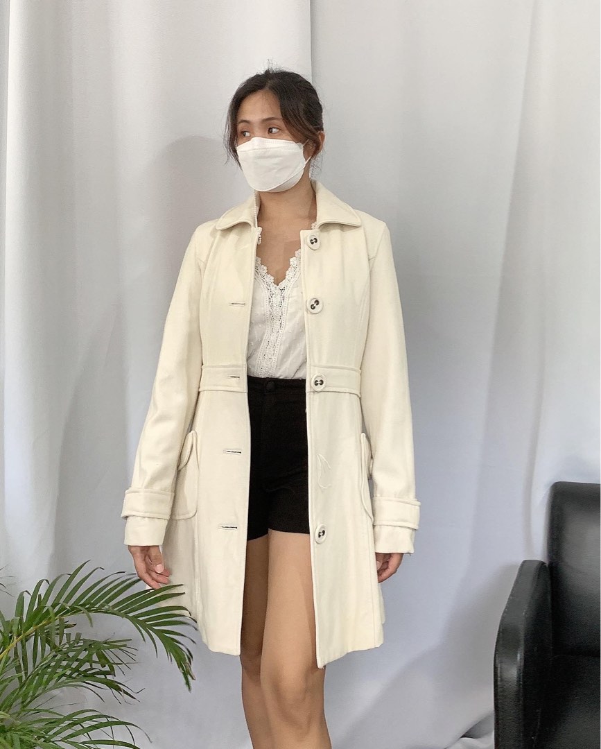 Tulle wool coat deals