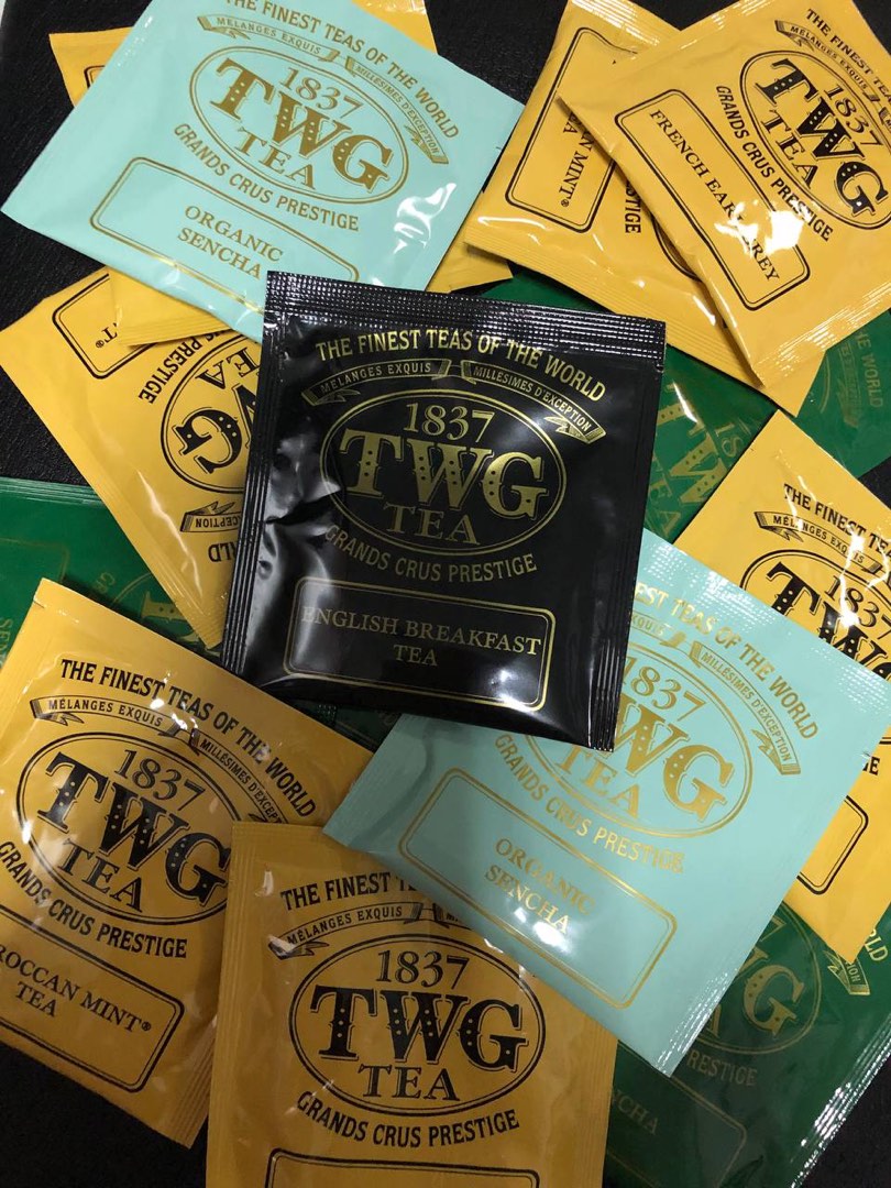 TWG Tea Bags/ Tea Sachets (free sugar sachets), Food & Drinks, Beverages on  Carousell