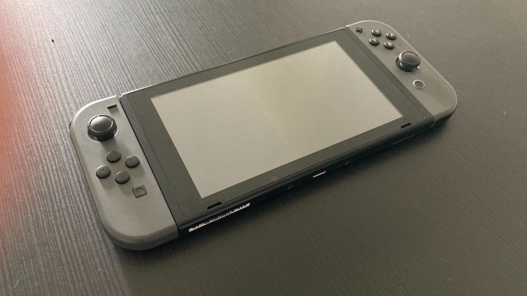 Nintendo switch grey used sales