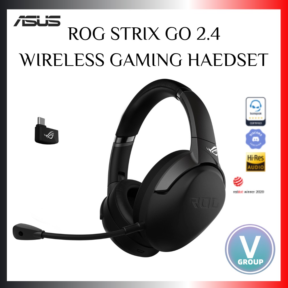 Asus rog strix go 2.4 ghz discount wireless gaming headset
