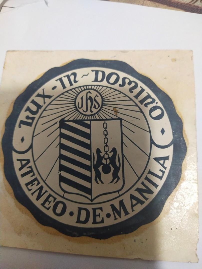 vintage "Ateneo De Manila" original UNUSED sticker/1985/Nice