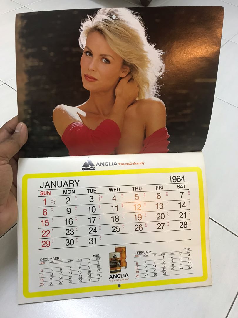 Vintage calendar 1984 Hobbies Toys Collectibles Memorabilia