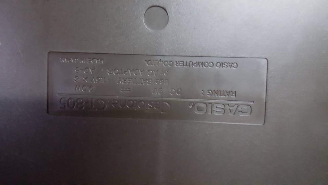 Casio hotsell ct 805