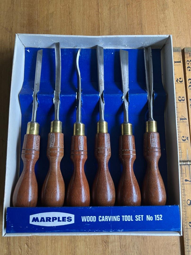 Vintage Marples set carving chisels gouges, Furniture & Home Living ...