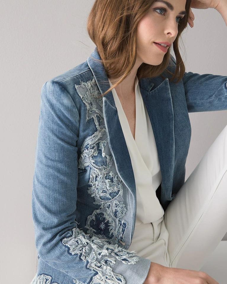 Whbm denim cheap jacket