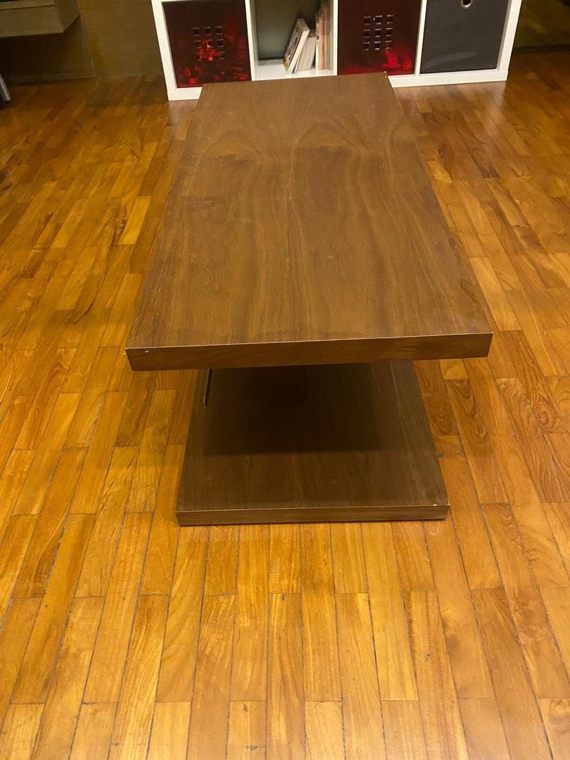 Solid Wooden Coffee Table, Furniture & Home Living, Furniture, Tables