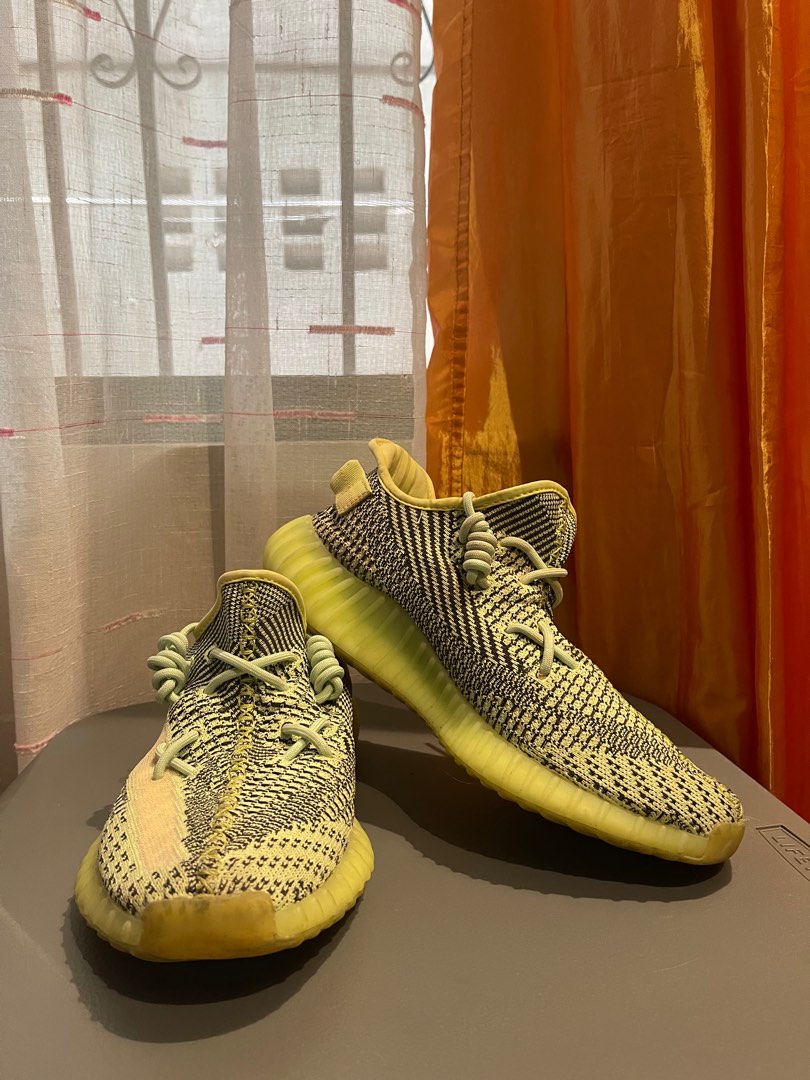 Yellow new arrivals green yeezy