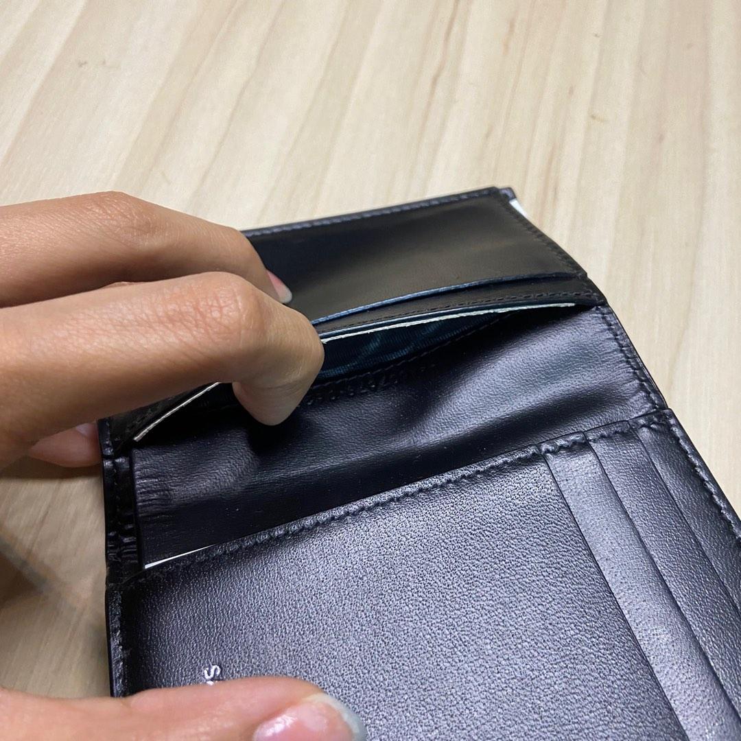 TINY CASSANDRE credit card case in shiny leather