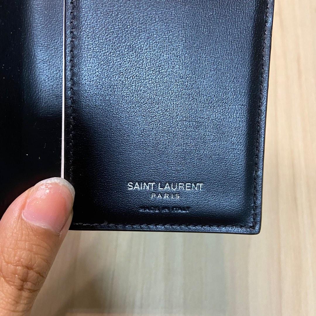 TINY CASSANDRE credit card wallet in matte leather, Saint Laurent