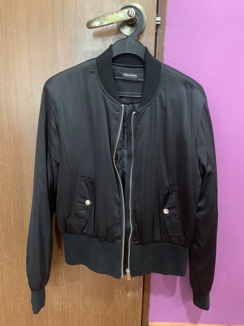 Zara Bomber Jacket, Women's Fashion, Coats, Jackets and Outerwear on ...
