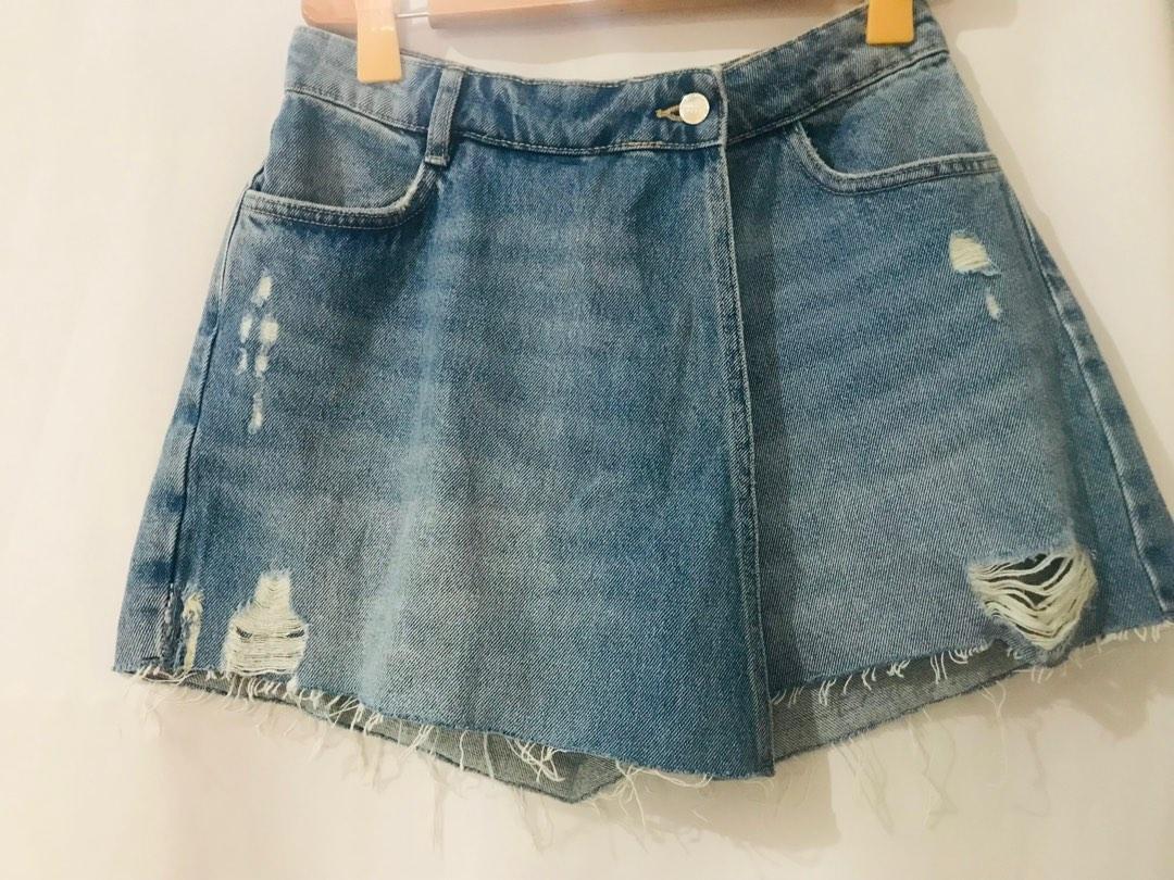Kara Denim Skort