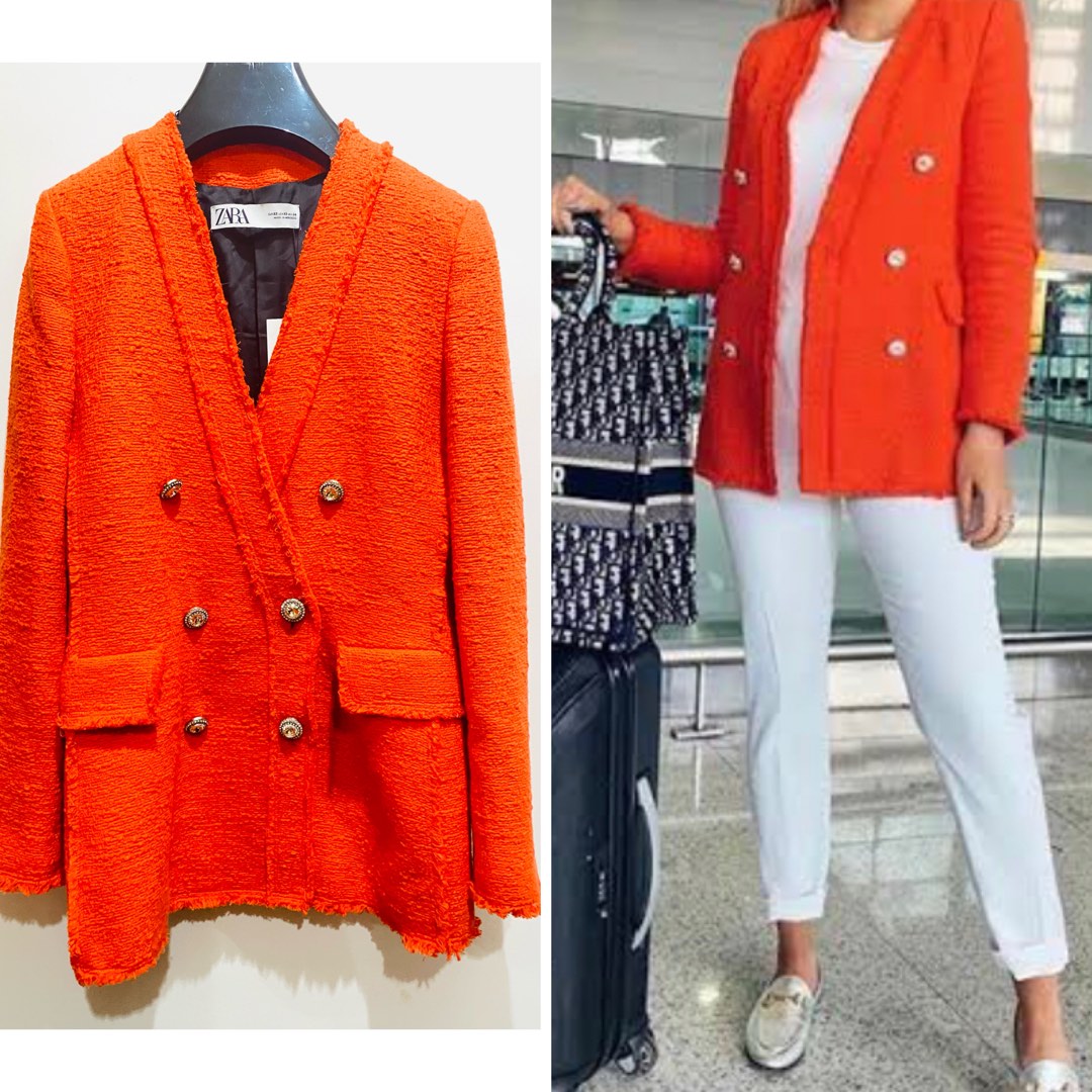 Blazer tweed femme discount zara