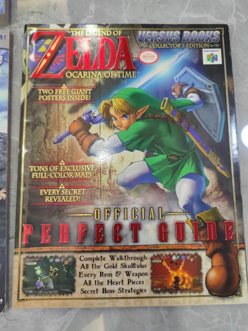 Zelda Ocarina of Time, Official Perfect Guide with both posters, Video