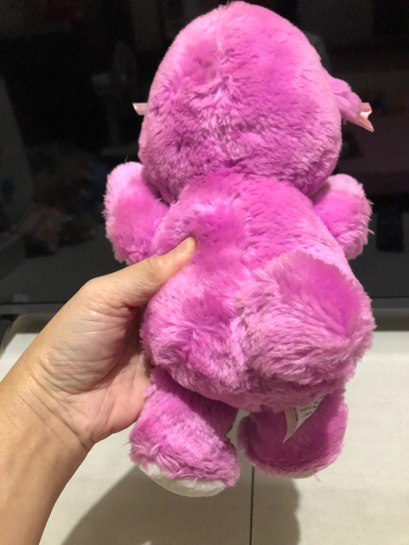 1990 Vintage Mattel Magic Nursery Pet Purple Bear Plush, Hobbies