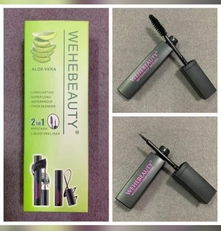 2 in 1 MASCARA and EYE LINER, 美容＆化妝品, 健康及美容 皮膚護理, 化妝品 on Carousell