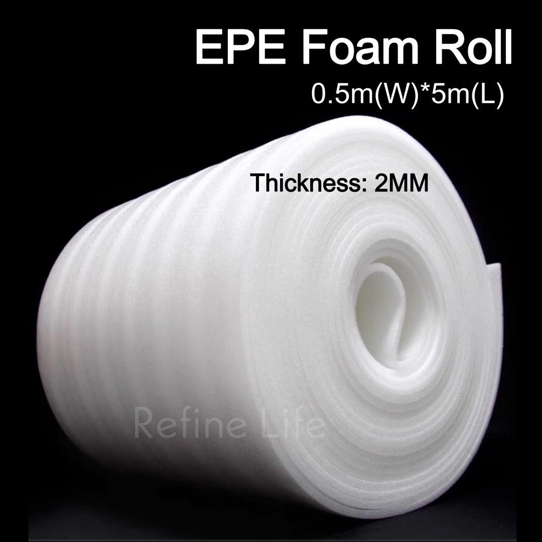 2mm PE Foam Roll / EPE Foam Wrap / Polyethylene Foam Wrap, Furniture & Home Living, Home