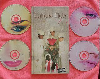 4 CD Booklet of Culture Club with Hits, Singles, Extended Remixes, Alternate Versions, B sides & Unreleased Tracks