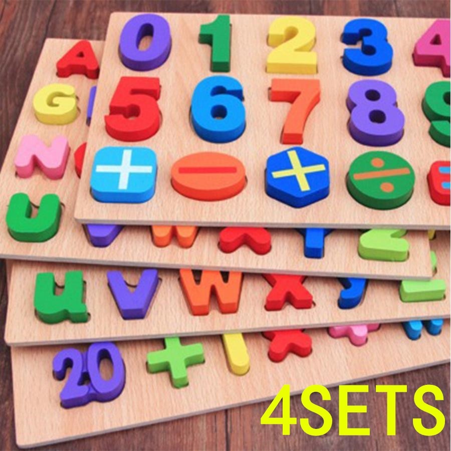 XJYQJD Wooden Alphabet Puzzle For Toddlers, 3 In 1 Lower Case Letter Puzzles ABC Uppercase & Lowercase & Number Puzzle Set For Preschoolers Kids Ages 3-5 Alphabet Learning Educational Toy