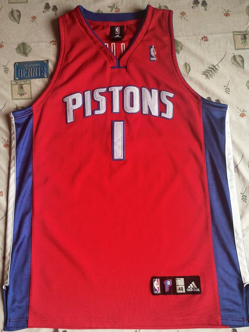 Adidas Authentic NBA jersey Pistons Chauncey Billups, Men's on Carousell