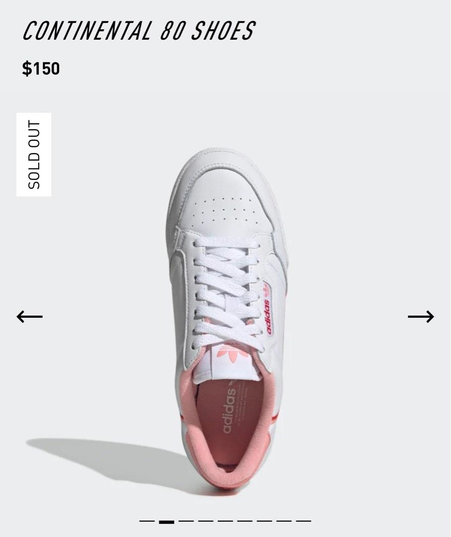 Reebok continental hotsell 80 pink