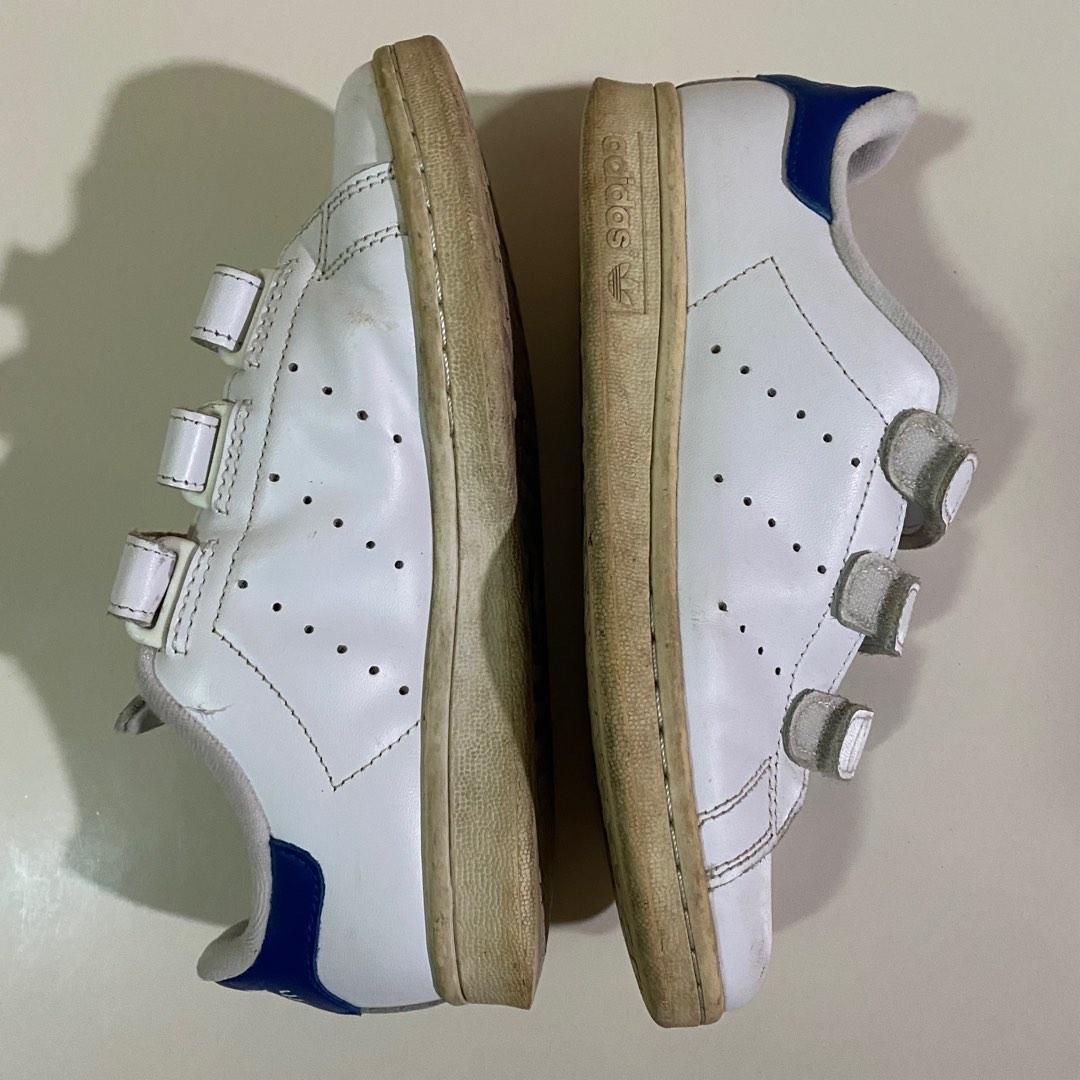 Stan smith velcro navy deals