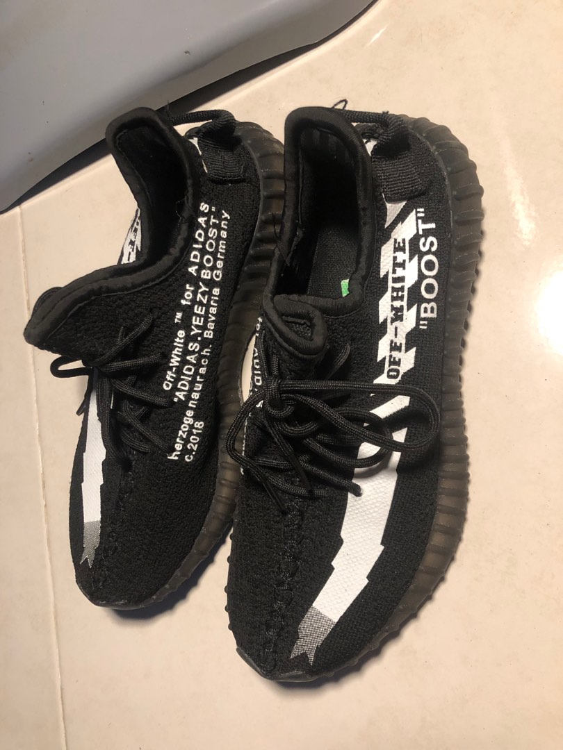 adidas YEEZY // OFF - WHITE “BOOST”, Men's Fashion, Footwear, Sneakers on  Carousell