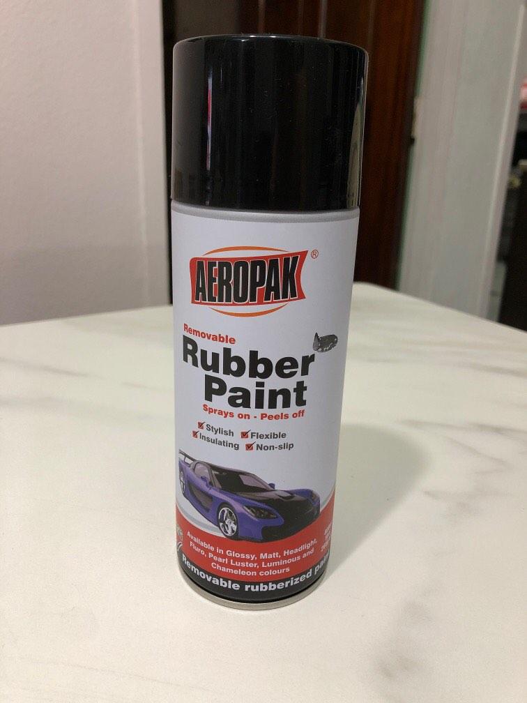 Aeropak (Black) Rubber Paint, Car Accessories, Accessories on Carousell
