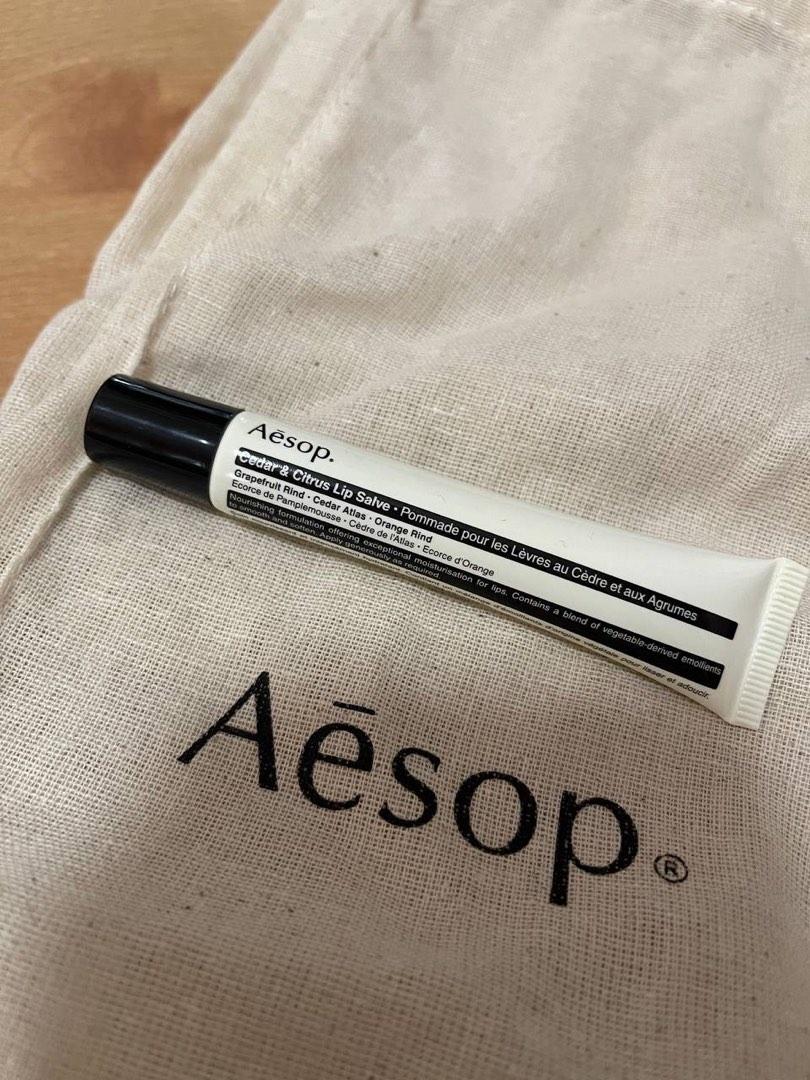 Aesop Cedar & Citrus Lip Salve/Lip Balm, Beauty & Personal Care, Face ...