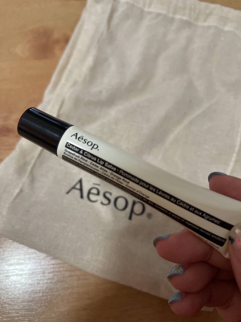 Aesop Cedar & Citrus Lip Salve/Lip Balm, Beauty & Personal Care, Face ...