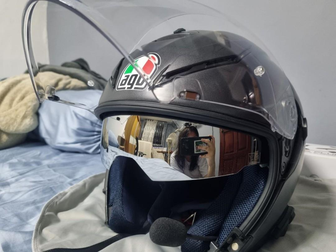 AGV K5 Jet, Motorcycles, Motorcycle Apparel on Carousell