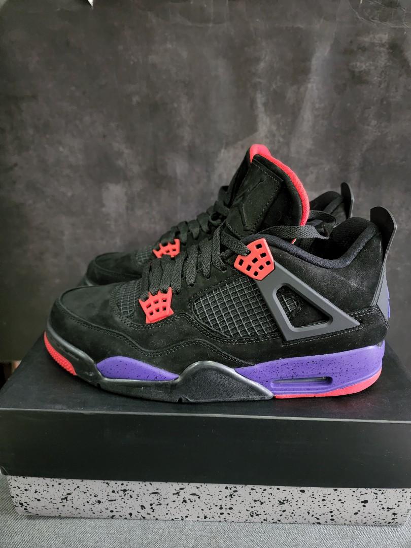 AIR JORDAN 4 RAPTORS DRAKE OVO SIZE 8.5 (WORN)