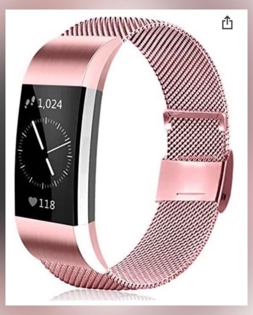 Adjustable Stainless Metal Wristband Bracelet Straps for Fitbit Charge 3 Fitness Activity Tracker Women Men Small Large Size Amzpas Metal Replacement Bands Compatible with Fitbit Charge 4 Fitbit Charge 3 SE Bands Fitbit Charge 3 