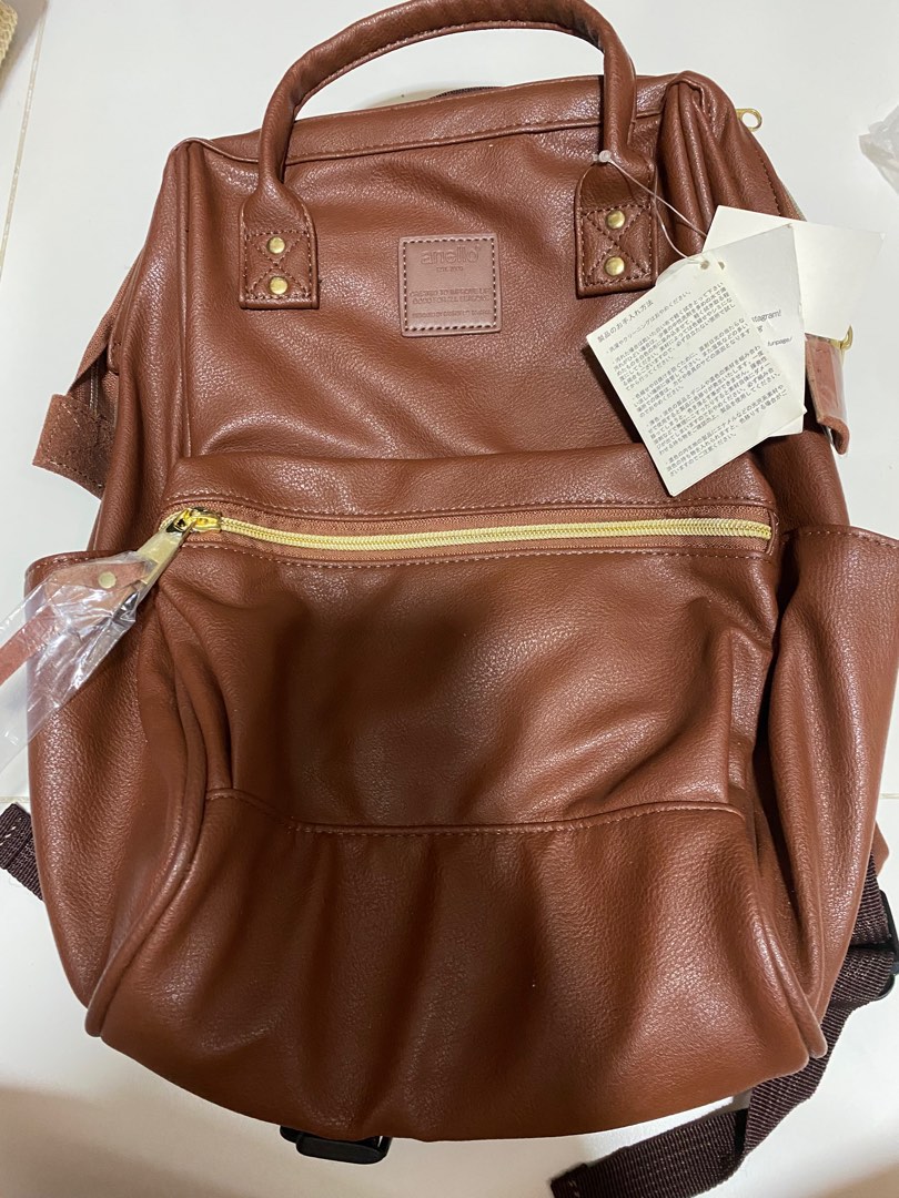 Anello brown backpack, Women's Fashion, Bags & Wallets, Backpacks on Carousell