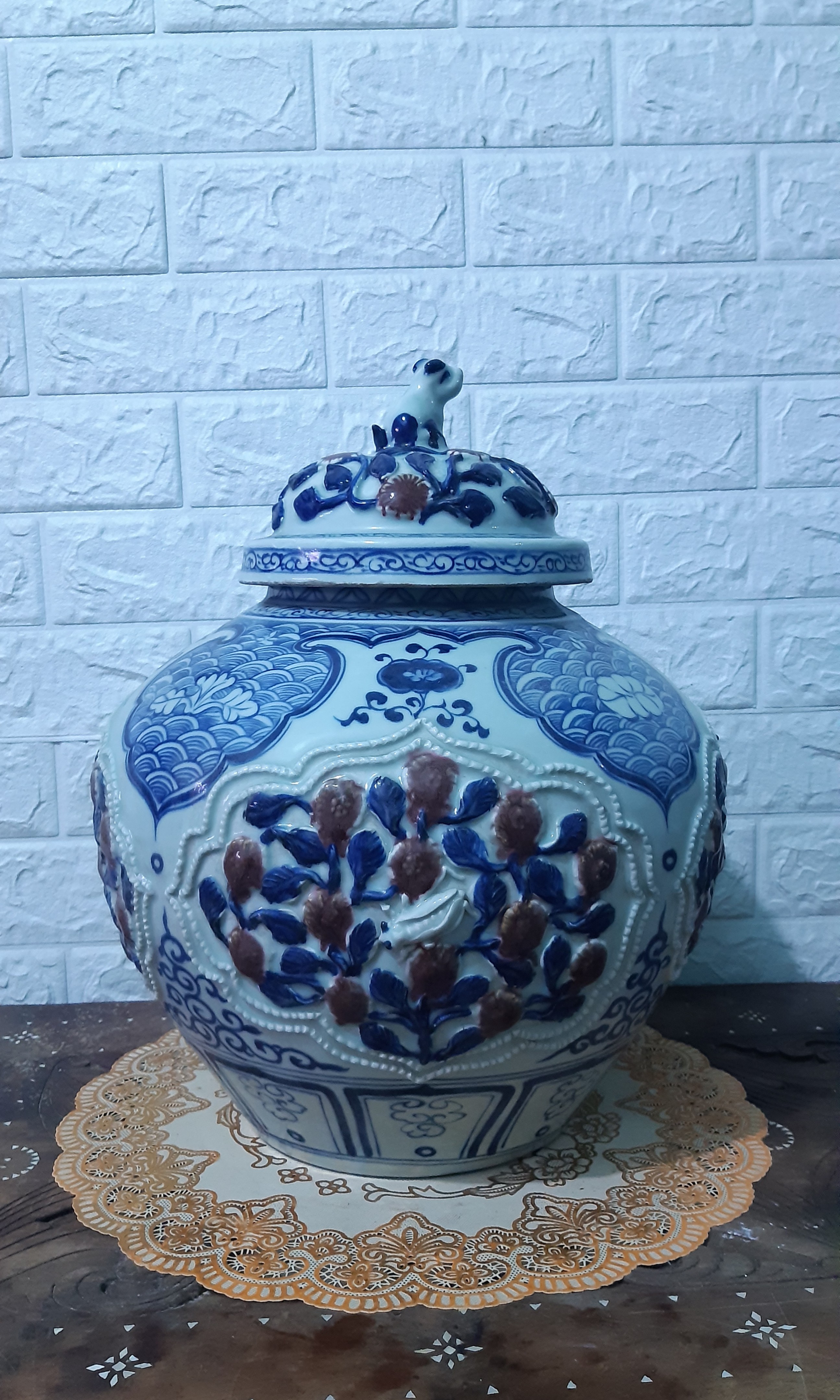 Antique porcelain Jar, Furniture & Home Living, Home Decor, Vases