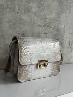 LOUIS VUITTON Exotic Leather Alligator Snakeskin Premium Satchel Handbag  $16K