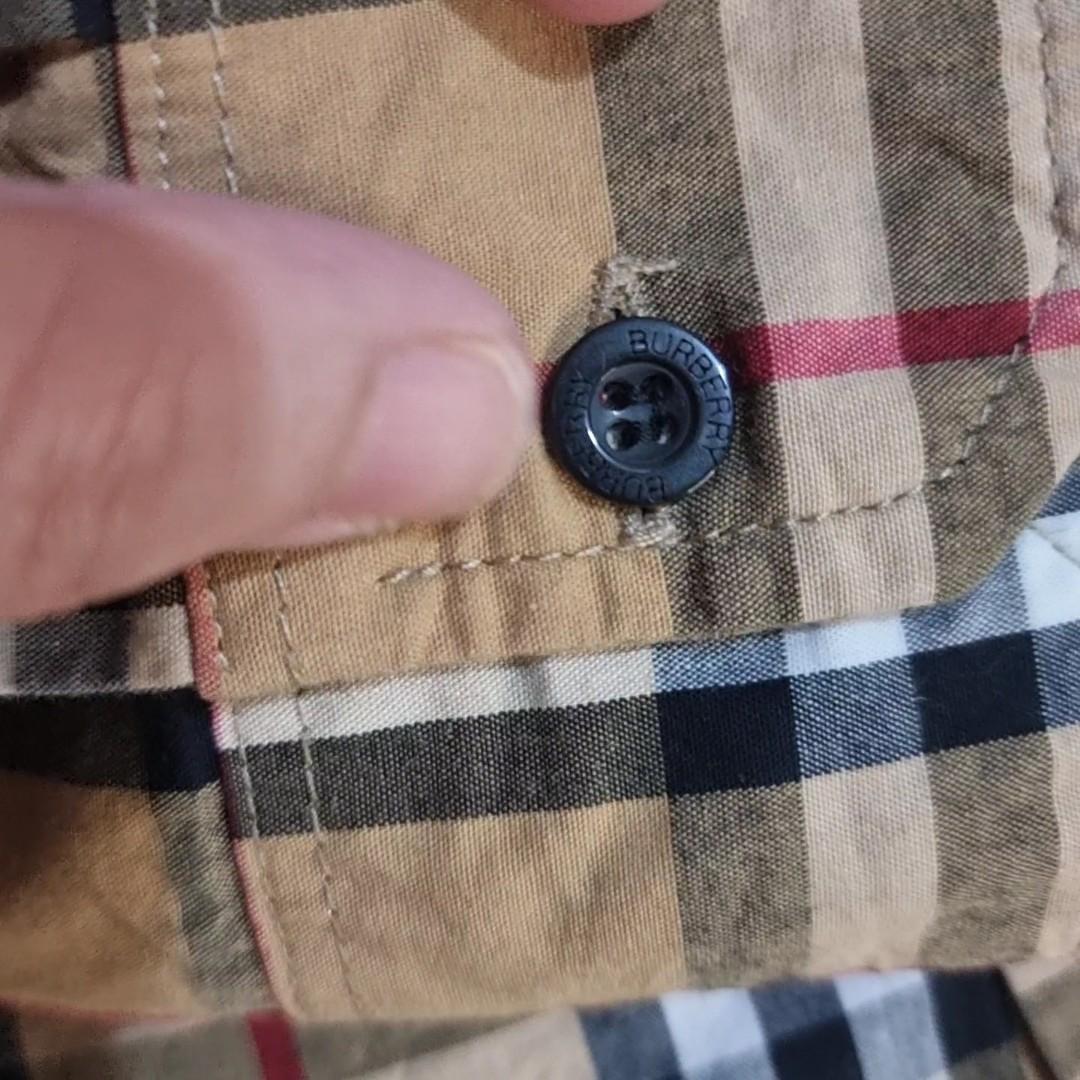 Authentic Burberry London England Checkered Haymarket Polo, Luxury, Apparel  on Carousell