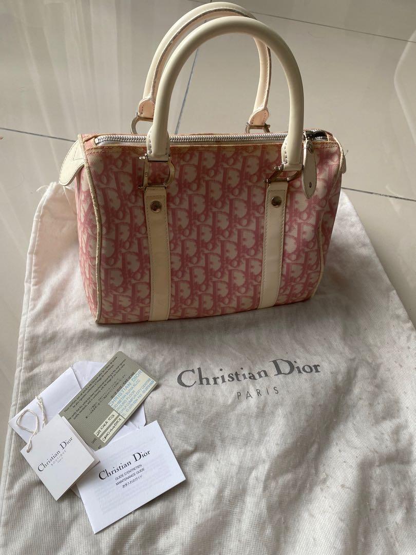 Authentic  Christian Dior Trotter mini Boston Luxury Bags  Wallets on  Carousell