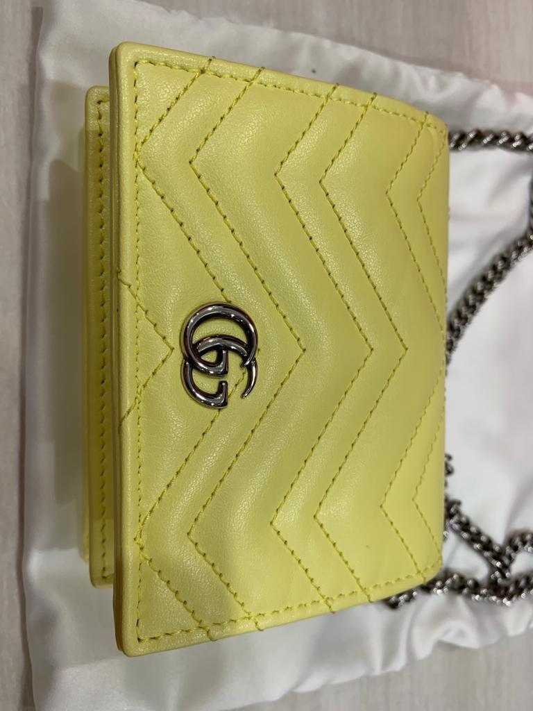 Authentic Gucci marmont wallet on chain, Luxury, Bags & Wallets on