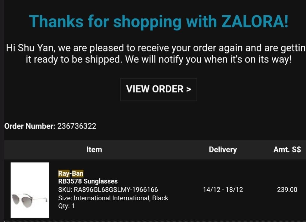 Authentic Ray Ban sunglasses, Women's Fashion, Watches